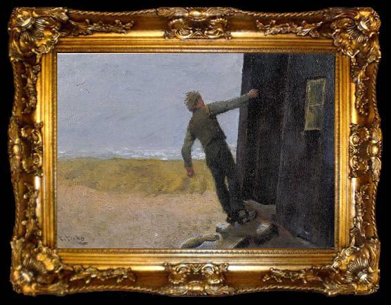 framed  Christian Krohg Et Nodskudd, ta009-2